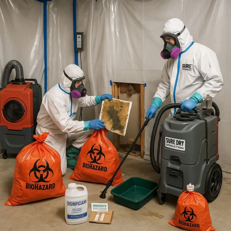 Contaminated Water Handling Protocols process in Winfield, KS