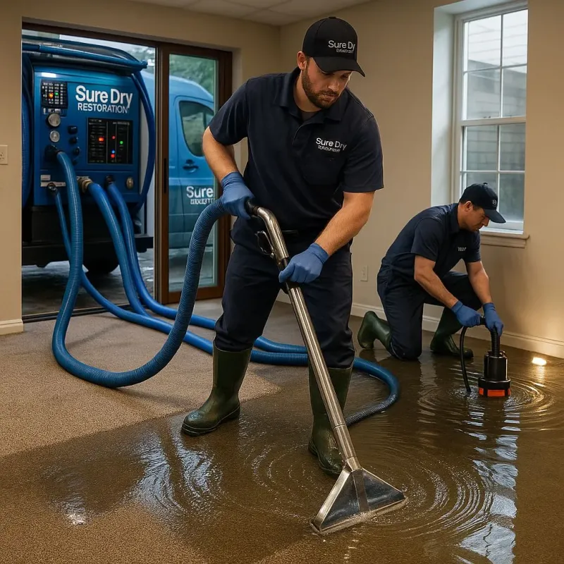 Water Extraction and Removal process in Winfield, KS